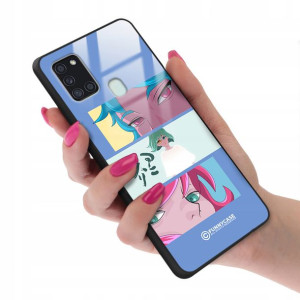 Etui Glass do SAMSUNG A21S Obudowa Anime Top Wzory