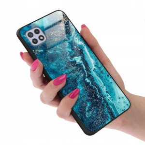 Etui Glass do SAMSUNG A22 5G Case Modne Mix Wzory