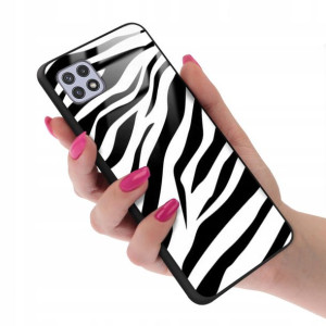 Etui Glass do SAMSUNG A22 5G Kolorowe Modne Wzory