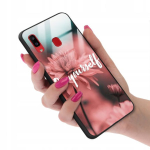 Etui GLASS do SAMSUNG A30 Case Modne Kobiece Wzory