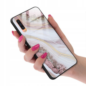 Etui GLASS do SAMSUNG A30s Case Marmurki Top Wzory