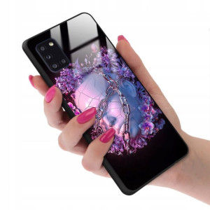 Etui GLASS do SAMSUNG A31 Case Biologiczne Wzory