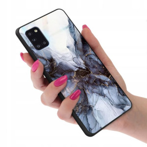 Etui GLASS do SAMSUNG A31 Case Marmurki Top Wzory