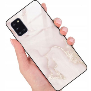 Etui Glass Do Samsung A31 Marmurek Case Mix Wzory
