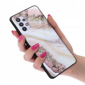 Etui GLASS do SAMSUNG A32 5G Case Marmurki Wzory