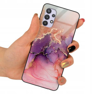 Etui GLASS do SAMSUNG A32 5G Case Marmurki Wzory