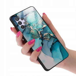Etui Glass do SAMSUNG A32 Obudowa Marmurki Wzory
