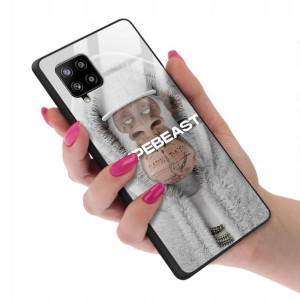 Etui GLASS do SAMSUNG A42 5G Bearbrick Misie Wzory