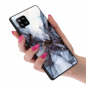 Etui GLASS do SAMSUNG A42 5G Case Marmurki Wzory