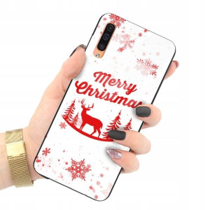 ETUI GLASS do SAMSUNG A50S Christmas Święta Wzory