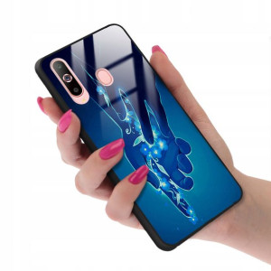 Etui GLASS do SAMSUNG A60 Case Biologiczne Wzory