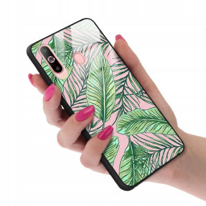 Etui GLASS do SAMSUNG A60 Case Kwiatki Lato Wzory