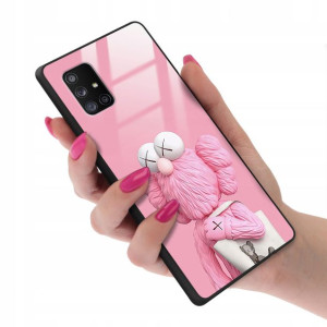 Etui GLASS do SAMSUNG A71 5G Case Kwiaty Top Wzory