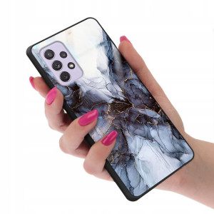 Etui GLASS do SAMSUNG A72 Case Marmurki Top Wzory
