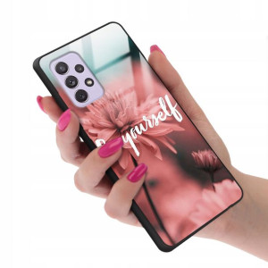 Etui GLASS do SAMSUNG A72 Case Modne Kobiece Wzory