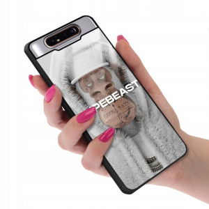Etui GLASS do SAMSUNG A80 Bearbrick Misie Wzory