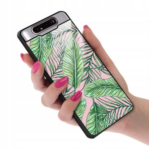 Etui GLASS do SAMSUNG A90 Case Kwiatki Lato Wzory
