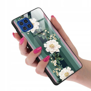 Etui GLASS do SAMSUNG F62 Case Modne Kobiece Wzory