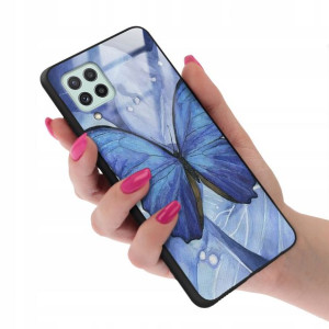 Etui Glass do SAMSUNG M22 4G Obudowa Motyle Wzory