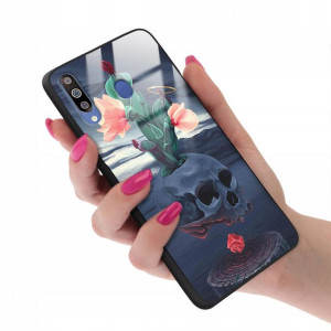 Etui GLASS do SAMSUNG M30 Case Biologiczne Wzory