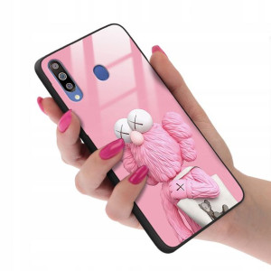 Etui GLASS do SAMSUNG M30 Case Kwiatki Lato Wzory