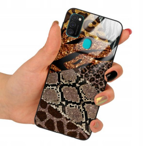 Etui GLASS do SAMSUNG M30s Case Modne Piękne Wzory