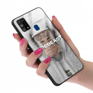 Etui GLASS do SAMSUNG M31 Bearbrick Misie Wzory
