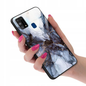 Etui GLASS do SAMSUNG M31 Case Marmurki Top Wzory