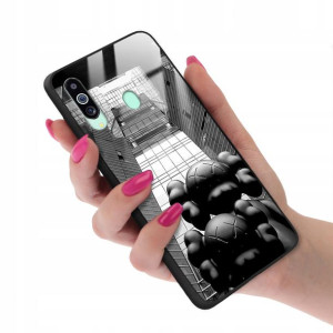 Etui GLASS do SAMSUNG M40 Bearbrick Misie Wzory