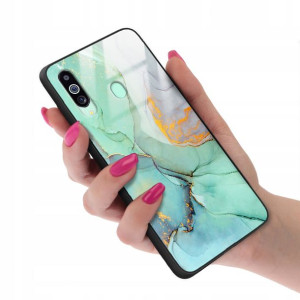 Etui GLASS do SAMSUNG M40 Case Marmurki Top Wzory
