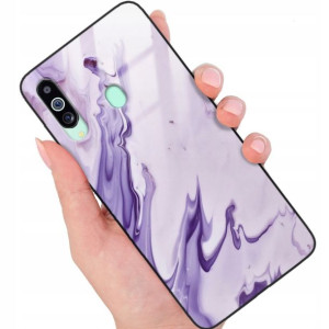 Etui Glass Do Samsung M40 Marmurek Case Mix Wzory