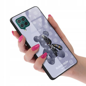 Etui GLASS do SAMSUNG M62 Bearbrick Misie Wzory