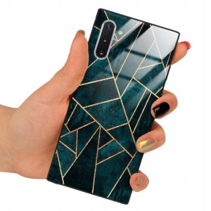 Etui GLASS do SAMSUNG NOTE 10 Case Marmurki Wzory
