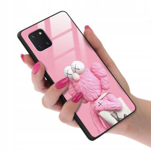 Etui GLASS do SAMSUNG NOTE 10 LITE Kwiatki Wzory