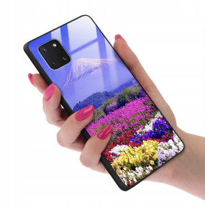 Etui GLASS do SAMSUNG NOTE 10 LITE Wiosna Wzory