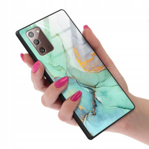 Etui GLASS do SAMSUNG NOTE 20 Case Marmurki Wzory