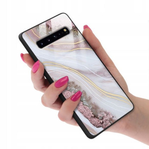 Etui GLASS do SAMSUNG S10 5G Case Marmurki Wzory