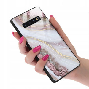 Etui GLASS do SAMSUNG S10 Case Marmurki Top Wzory