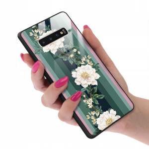 Etui GLASS do SAMSUNG S10 PLUS Case Kobiece Wzory