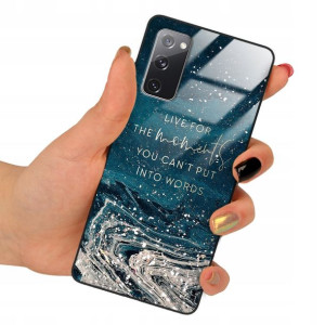 Etui GLASS do SAMSUNG S20 FE Case Marmurki Wzory
