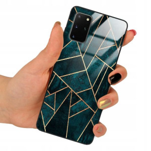 Etui GLASS do SAMSUNG S20 PLUS Case Marmurki Wzory