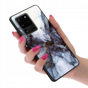 Etui GLASS do SAMSUNG S20 ULTRA Marmurki Top Wzory