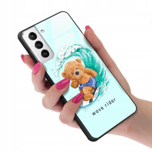 Etui GLASS do SAMSUNG S21 PLUS TEDDY Misie Wzory
