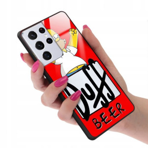 Etui GLASS do SAMSUNG S21 ULTRA Case Bajki Wzory