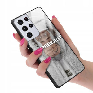 Etui GLASS do SAMSUNG S21 ULTRA Case Misie Wzory