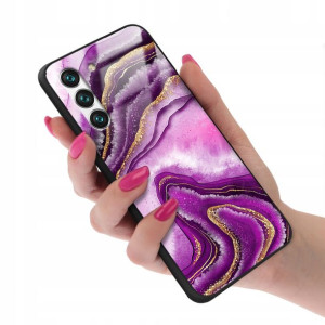 Etui Glass do SAMSUNG S22 Obudowa Marmurki Wzory