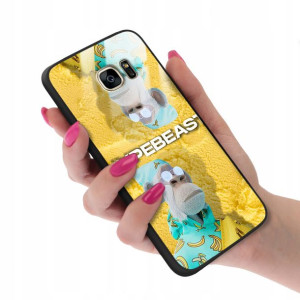 Etui GLASS do SAMSUNG S7 EDGE Case Bearbrick Wzory
