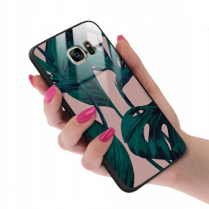 Etui GLASS do SAMSUNG S7 EDGE Case Kobiece Wzory