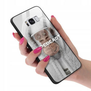 Etui GLASS do SAMSUNG S8 Bearbrick Misie Wzory