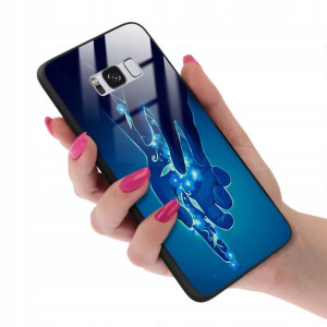 Etui GLASS do SAMSUNG S8 Case Biologia Modne Wzory